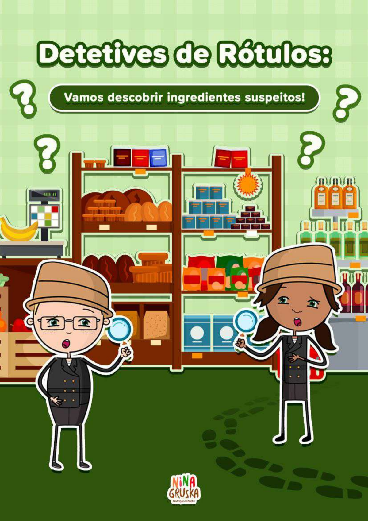 Capa de Detetives de Rótulos